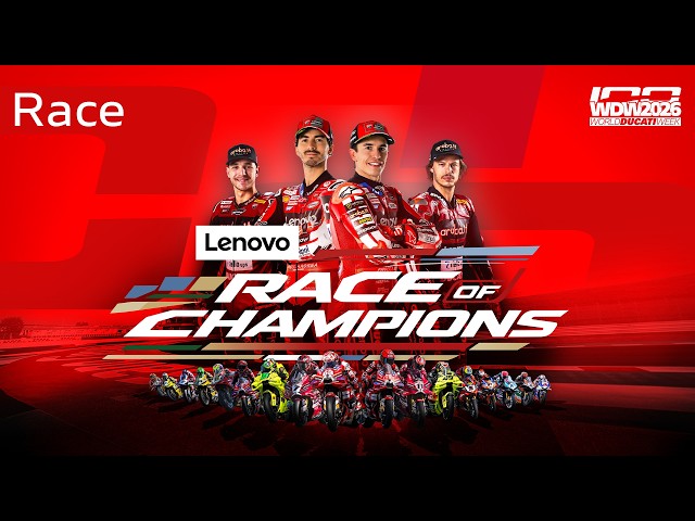 LIVE RACE ENG | Lenovo Race of Champions | World Ducati Week 2026