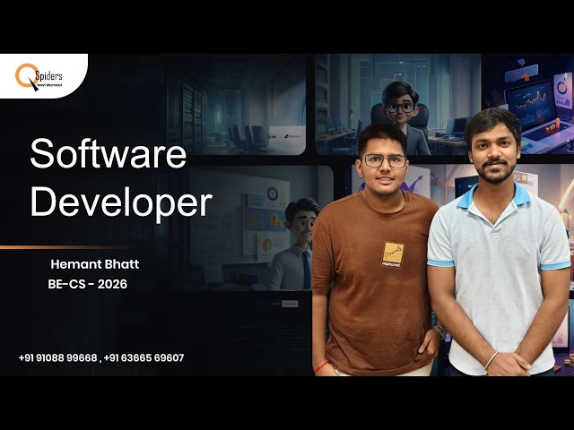 Hemant Bhatt Placement Success 🎉 | Software Developer | QSpiders Navi Mumbai