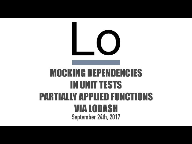 Mocking Dependencies in Unit Tests Using Partials