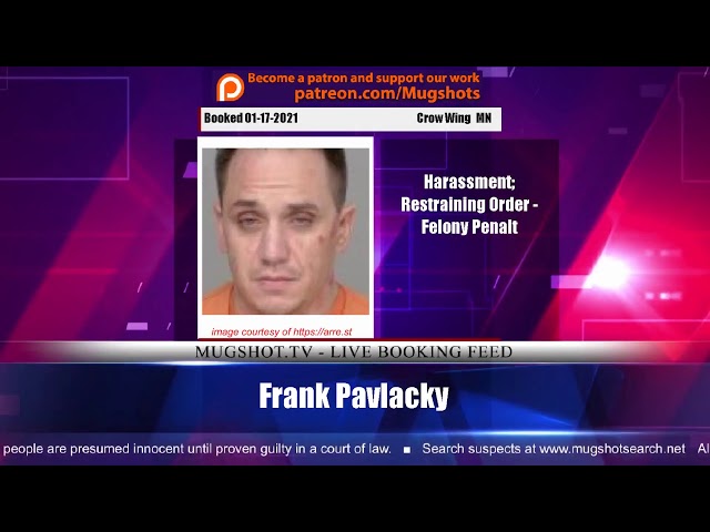 US Support LLC Presents Mugshot TV A Live Arrest Booking Video Stream