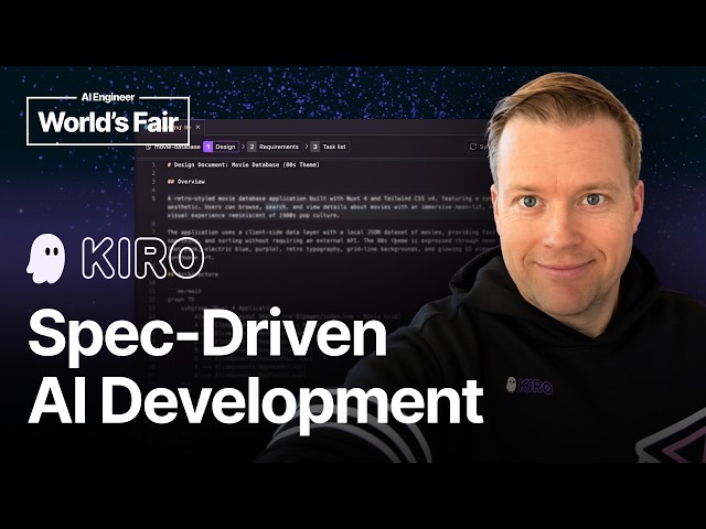 Using Spec-Driven Development for Production Workflows - Erik Hanchett, AWS