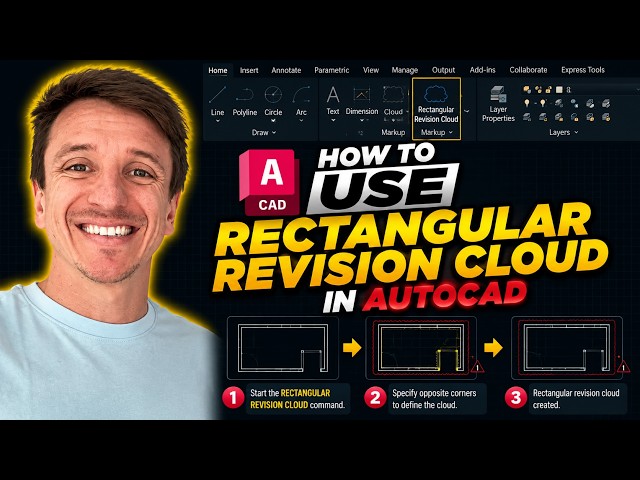 How To Use Rectangular Revision Cloud In AutoCAD (2026)