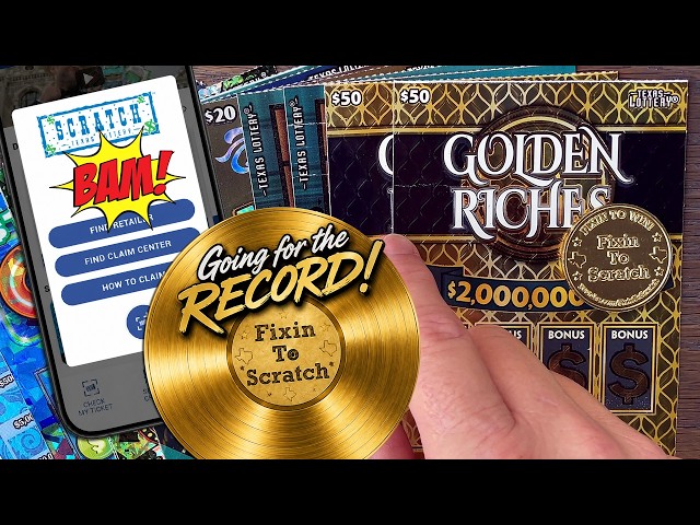 GOING FOR THE RECORD! 4X $50 Lottery Tickets