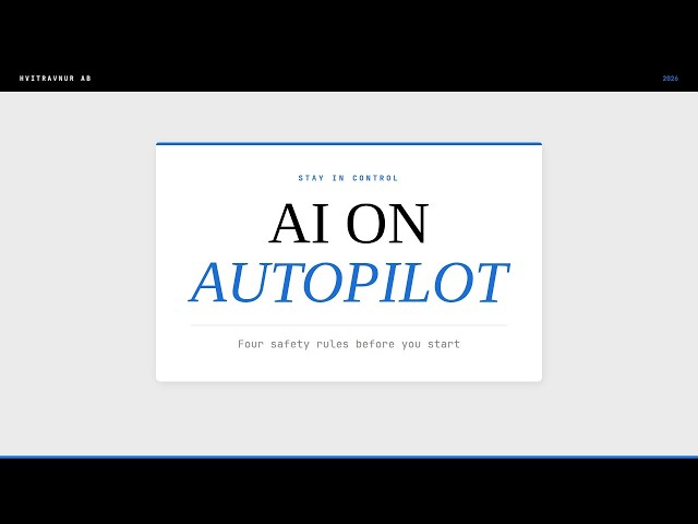 Let AI agents work for you without losing control