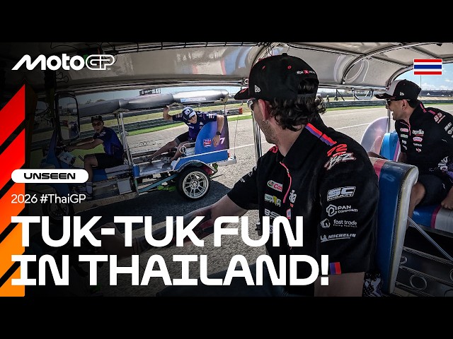 UNSEEN: Tuk-Tuk Challenge's behind the scenes 🤪🎥 | 2026 Thai GP
