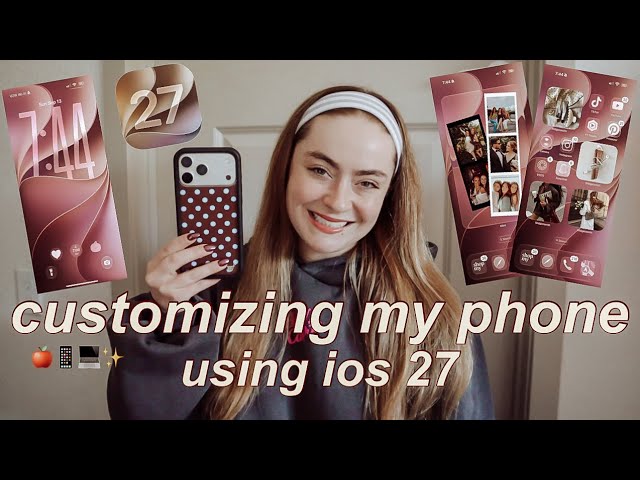 CÓMO PERSONALIZAR TU IPHONE CON IOS 27: TUTORIAL | PANTALLA DE BLOQUEO DE IOS 27 Y PERSONALIZACIÓ...
