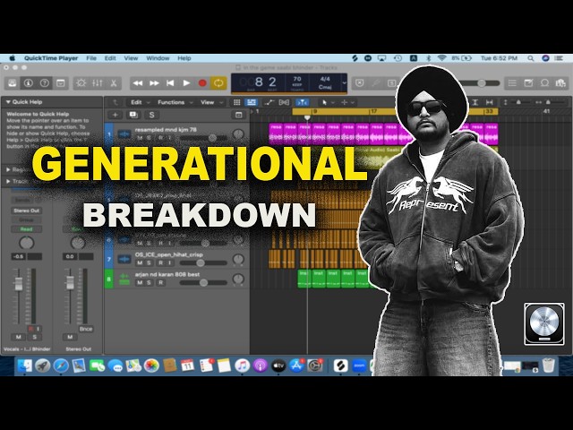 Song Deconstruction Video - GENERATIONAL | JXGGI | LOGIC PRO | BREAKDOWN