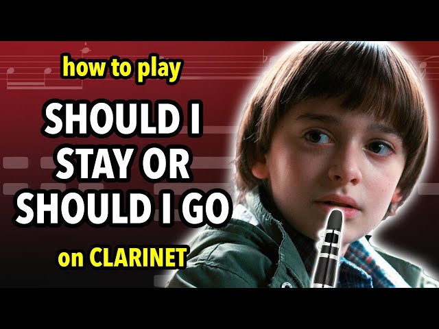 How to play Should I Stay Or Should I Go | Clarified