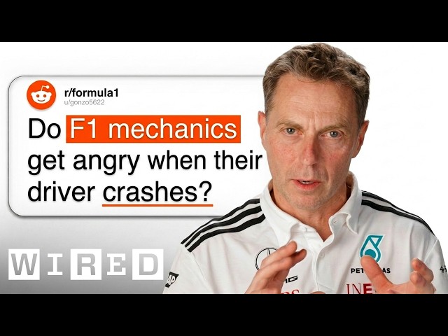 F1 Chief Mechanic Answers F1 Car Questions | Tech Support | WIRED