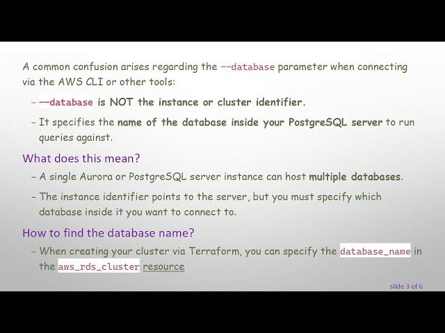 How to Connect to Your Aurora Serverless v2 PostgreSQL Database Instance