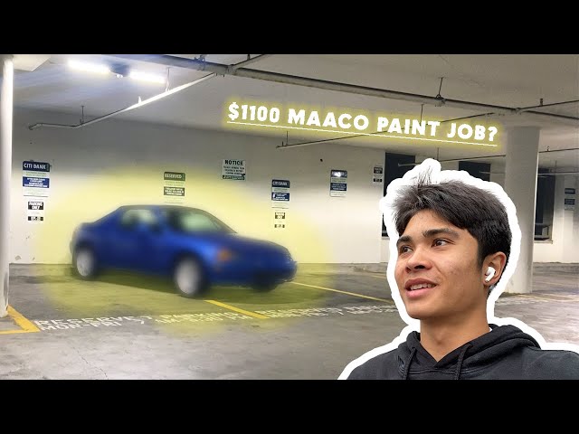 $1100 MAACO Paint Job… Does It Look Good?