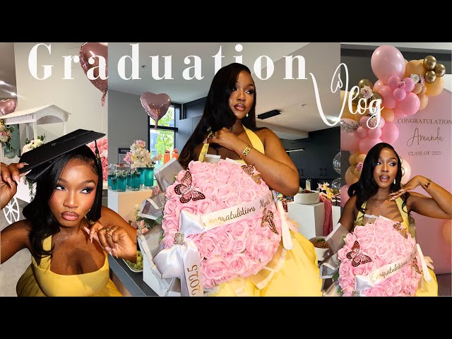 OMG I GRADUATED! | Class of 2025, DREAM Pastel Party+ Shopping Vlog | So SURREAL!