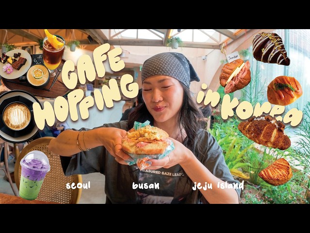 cafe & bakery hopping in South Korea! | Seoul, Busan & Jeju Island