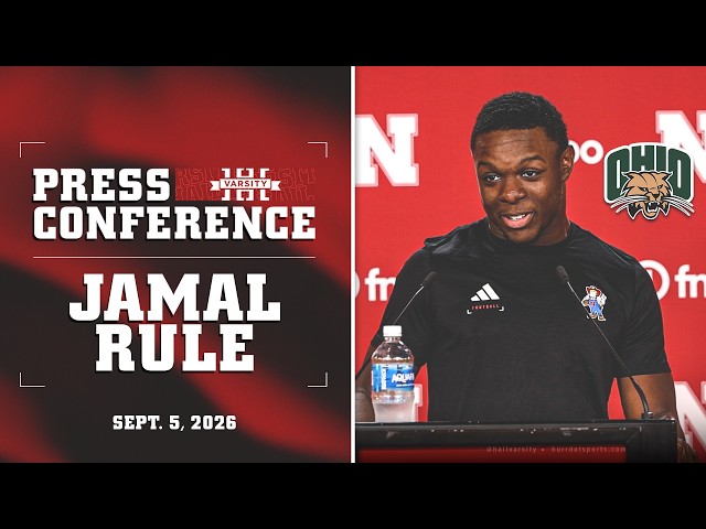 Jamal Rule after 49-21 win over Ohio | Nebraska Football Press Conference