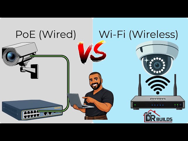 PoE vs. Wi-Fi cameras explained.