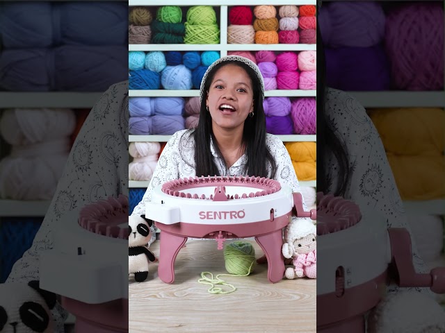 Aprende a usar una máquina de tejer 😊🧶🙌#knitting #crochet #tejer #tejido