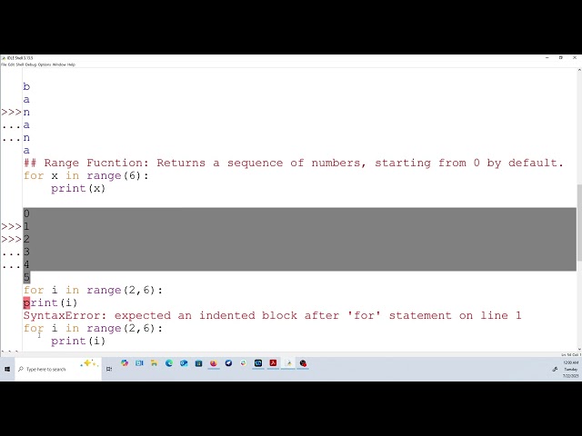 Lesson 5: Control Structures