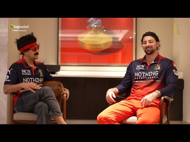 Timmy D in his best behaviour with Mr. Nags | IPL 2026 | RCB Insider Show ft. Tim David