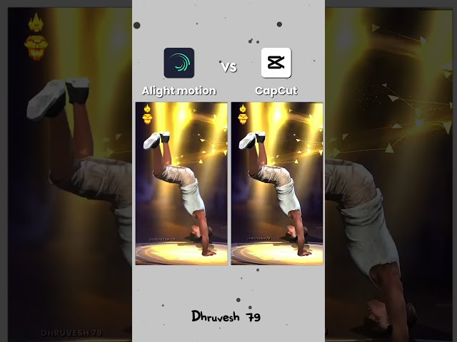 Which one is best 🔥// Alight motion vs CapCut, ff edit tutorial, lobby edit ff #shorts​