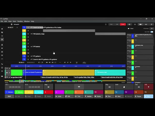 Práctica Cue pilot