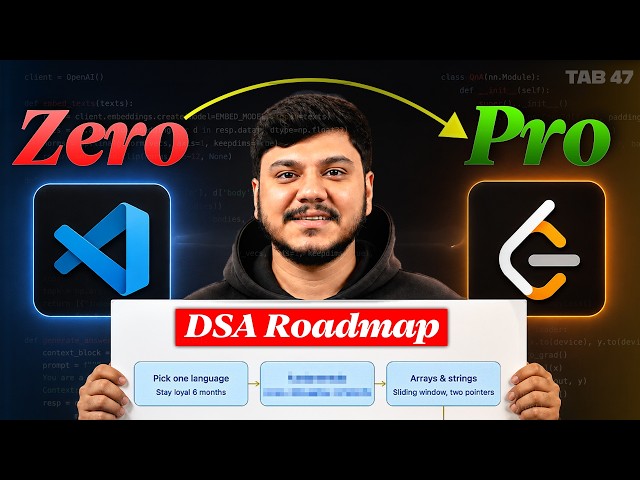 DSA Roadmap 2026: From Zero to Coding Interview Ready | Tab47