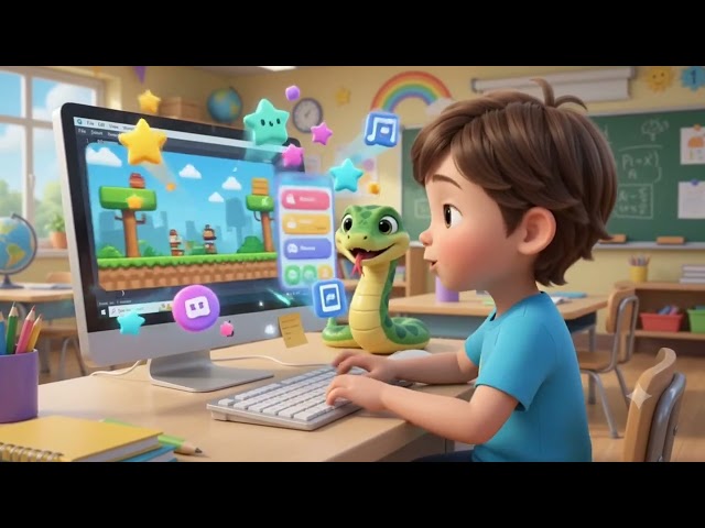 Learn Python with Me! 🐍💻 | Fun Kids Coding#PythonForKids #KidsCoding. #LearnToCode #CodingForKids
