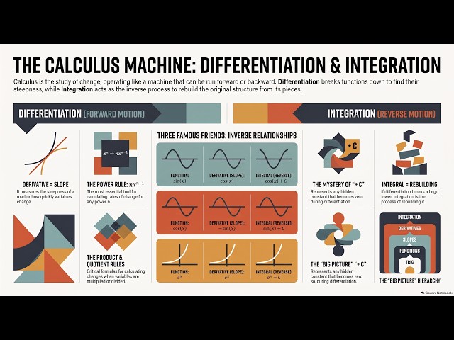 Learn Calculus from the Beginning: Part-I The Calculus Machine — Building the Language of Change