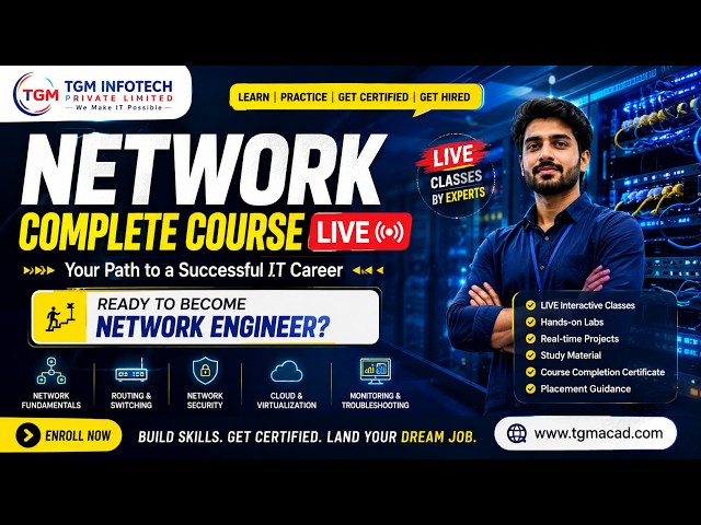 Become a Network Engineer – LIVE Complete Networking Course