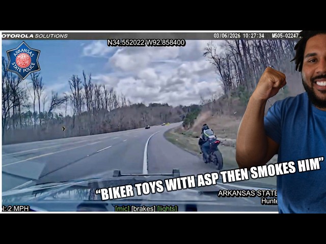 Perfect Chase | Biker at 146mph TOYS & F**KS w/ Arkansas State Police then GHOSTS COP in CHASE!!