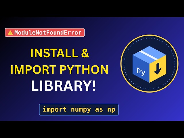 How to Install and import Python Libraries Using PIP | Beginners Tutorial| Lec 34| AI Course