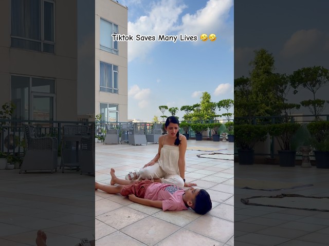 Tiktok Saves Many Lives 🤣🤣 #neetubisht #funny #lakhneet #comedy #tiktok #share #trending #ytshorts