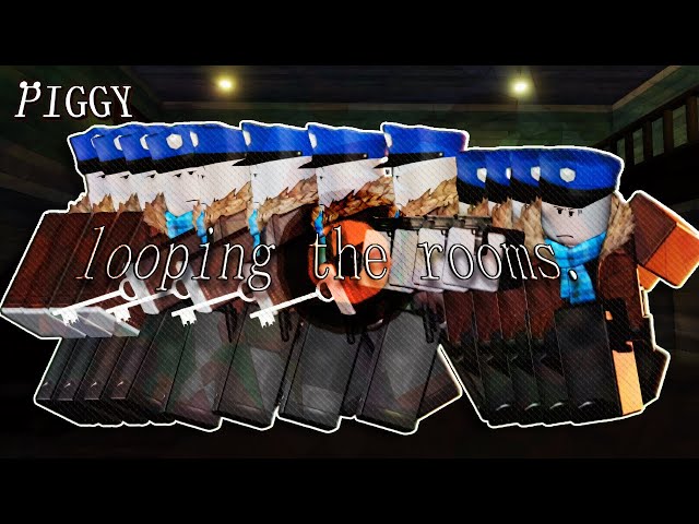 LOOPING THE ROOMS MEME || ROBLOX PIGGY ANIMATION