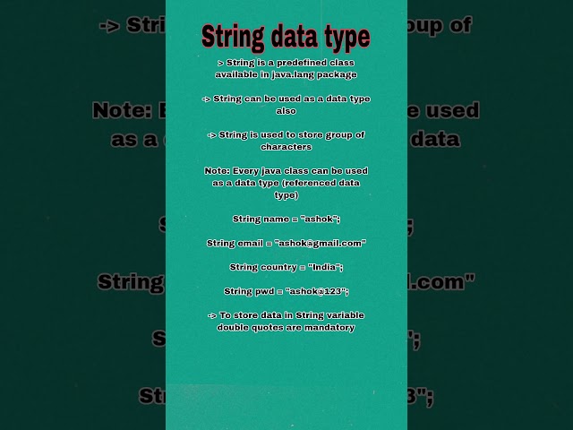 Java String Data Type & User Input | BufferedReader vs Scanner Explained#fullstack #java #learning