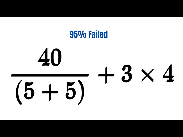 Most People Get This Order of Operations Wrong!