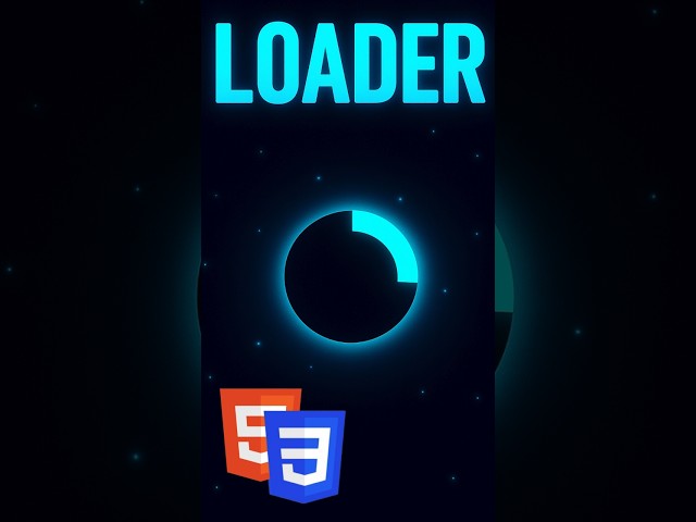 🤯CSS Loader Animation using HTML & CSS