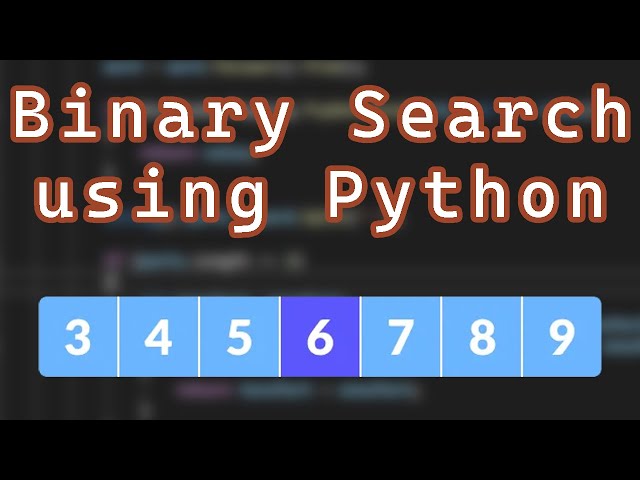 How to Do a Binary Search in Python