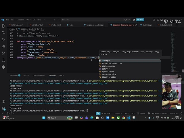 Python for Beginners: Keyword Arguments & Default Arguments with Code Structure Explained!
