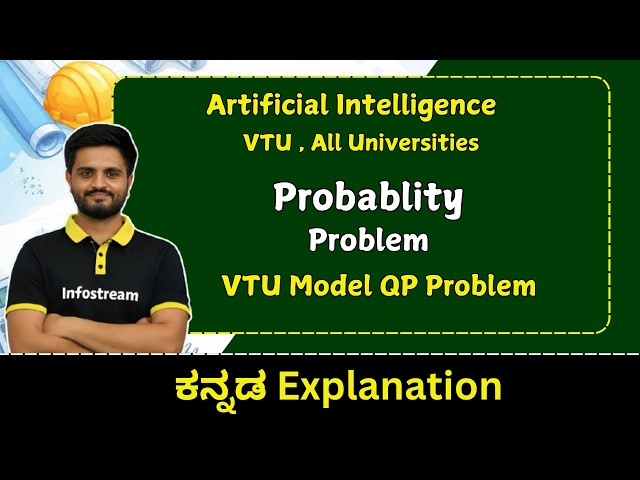 Probablity problem | AI | VTU , All Universities