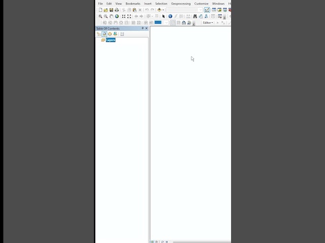 How to add table of contents in ArcGIS  #gis #gistutorial