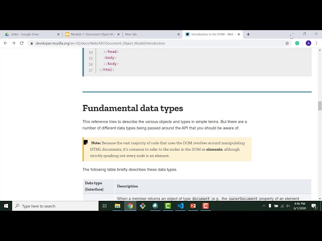 Module 7 - BOM and DOM with JavaScript