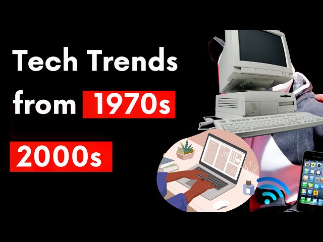 Every Technology Explained From 1970s to 2020s in 3 minutes |  Office workplace tech history