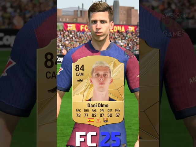 🇪🇸 DANI OLMO fifa evolution (19-25) #eafc25 #fc25 #fifa #olmo #daniolmo #barcelona
