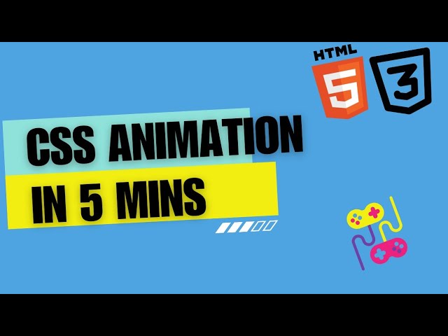 How to do animation using CSS | HTML 