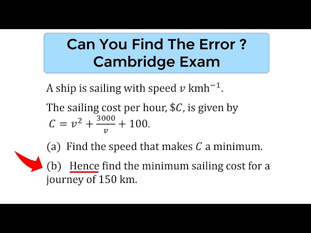 Cambridge Won't Admit Their Answer Is Wrong
