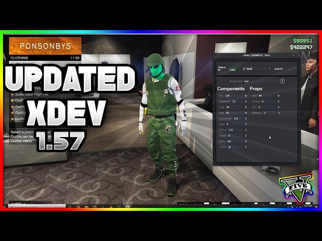 GTA 5 xDEV OUTFIT EDITOR DOWNLOAD | Sxphie