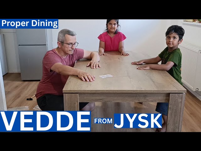 Proper Dining table from Jysk Vedde - Dont miss this !! Assemble and Review Guide