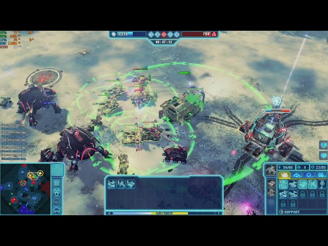 command & conquer 4 tiberian twilight skirmish mode gdi support 4v4 easy part 1