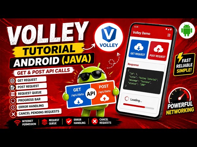 ANDROID - HTTP REQUEST WITH VOLLEY TUTORIAL IN JAVA