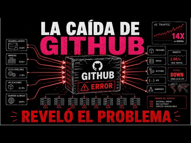 GITHUB SE ROMPIÓ: El error de VS Code que tumbó medio Internet