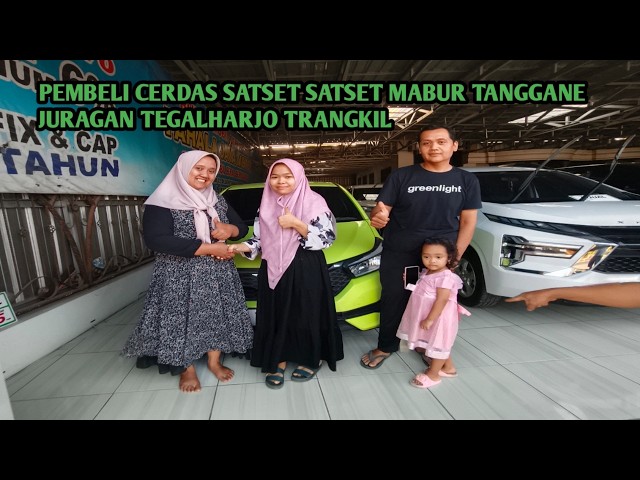 THANK GOD I BUY A CAR FOR THE FAMILY BRIO MATIC FROM THE TANGGANE JURAGAN TRANGKIL PATI